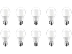 Kit Lâmpada de LED Elgin Branca E27 12W - 6500K Bulbo A60 com 10 Unidades