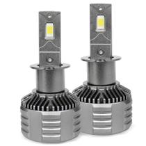 Kit Lâmpada de Led H3 6500k 9000 Lumens Black Diamond CC-LOT 55w Com Canbus Kit Lâmpada de Led H3 6500k 9000 Lumens Black Diamond CC-LOT 55w Com Canbus