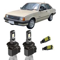 Kit Lâmpada De Malha Led H4 Chevette 1973 A 1993 Pingo T10