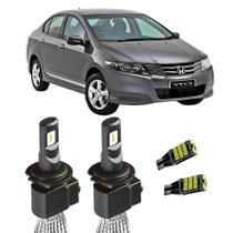 Kit Lâmpada De Malha Led H4 City 2009 A 2014 Com Pingo T10 Kit Lâmpada De Malha Led H4 City 2009 A 2014 Com Pingo T10