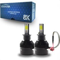 Kit Lampada Farol Automotivo Super Led Code Tech One 8000K H1, H3, H7, H8,H11,H16 Hb3, Hb4 H27