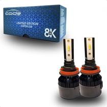Kit Lampada Farol Automotivo Super Led Code Tech One 8000K H1, H3, H7, H8,H11,H16 Hb3, Hb4 H27
