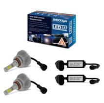 Kit lampada farol super led 2d h7 12/24v 6000k 2200 lumens (22w cada power)