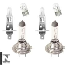Kit Lampada H1 H7 T10 Farol Alto e Baixo Foco Duplo Lanterna - SHOCKLIGHT / AVIONIX / AVX
