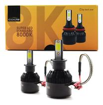 Kit Lampada H3 Super Led 8000k 12v Tech One