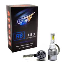 Kit Lâmpada H7 Super Led R8 Branca 6500K 3000 Lúmens COB - JR8 Imports