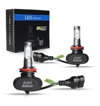 Kit lampada h7 ultra led 6000k 12v dobro d iluminação 8000lm
