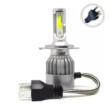 Kit Lampada LED Automotiva H4 3 8000 Lumens 6000K Branco 50W Canceller 12V 24V Alta Potencia Longa Duracao Carro Caminhonete