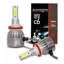 Kit lâmpada Led Carro 6000k H11 4800LM Super Led 2D