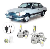 Kit Lampada Led Chevrolet Monza 1982 A 1984 H3 H4 20000lm