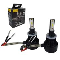 Kit Lampada Led Chip Csp Flip Ângulo de 360º 12v 6000k Encaixe 880 881