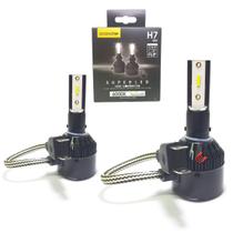 Kit Lampada Led Chip Csp Flip Ângulo de 360º 12v 6000k Encaixe H7