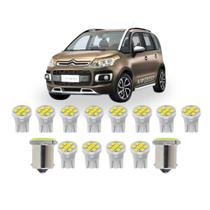 Kit Lâmpada Led Citroën C3 Aircross 2010 a 2022 Farolete Teto Placa Ré T10 1 polo 1156 Kit Lâmpada Led Citroën C3 Aircross 2010 a 2022 Farolete Teto Placa Ré T10 1 polo 1156