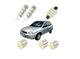 Kit Lâmpada Led Corsa Classic Sedan Hatch Wind 2002 2003