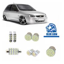 Kit Lâmpada Led Corsa Wind Classic Luz Pingo Teto Placa Ré Kit Lâmpada Led Corsa Wind Classic Luz Pingo Teto Placa Ré