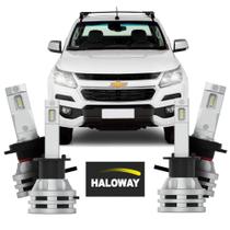 Kit Lâmpada Led Farol Baixo/Alto S10 2012/2021 6500K Haloway