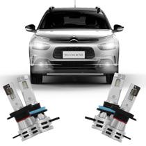 Kit Lâmpada Led Farol/Milha C4 Cactus 2018/2022 6500K Haloway