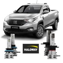 Kit Lâmpada Led Farol/Milha Nova Strada 6500K Haloway