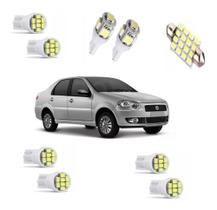 Kit Lâmpada Led Fiat Siena G4 2012 2013 2014 2015 2016 Kit Lâmpada Led Fiat Siena G4 2012 2013 2014 2015 2016