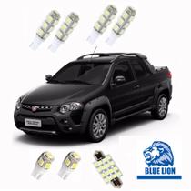 Kit Lampada Led Fiat Strada 2014 2015 2016 Super Branca