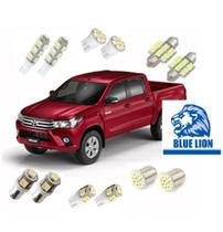 Kit Lâmpada Led Hilux Pingo Teto Placa Ré Xenon Torpedo Top Kit Lâmpada Led Hilux Pingo Teto Placa Ré Xenon Torpedo Top