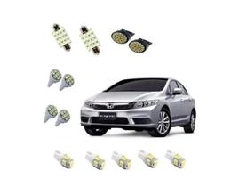 Kit Lâmpada Led Honda New Civic 2013 2014 2015 2016 2017