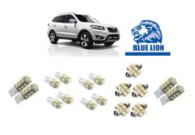 Kit Lâmpada Led Hyundai Santa Fe 2010 Até 2013 Super Branca Kit Lâmpada Led Hyundai Santa Fe 2010 Até 2013 Super Branca