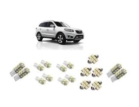 Kit Lâmpada Led Hyundai Santa Fe Smd Pingo Teto Placa Re