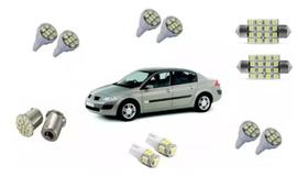 Kit Lampada Led Megane Farolete Pingo Teto Placa Ré