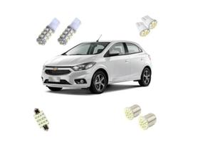 Kit Lâmpada Led Onix 2013 2014 2015 16 17 18 2019 Sup Branca