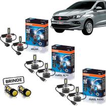 Kit Lampada Led Osram Farol E Milha Argo Cronos 18 19 20