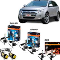 Kit LÂMpada Led Osram Farol E Milha Edge 09 10 11 12 13 A 16