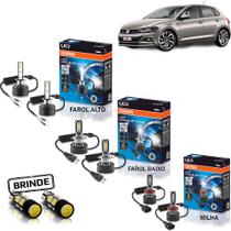 Kit Lampada Led Osram Farol E Milha Polo 2018 2019 2020