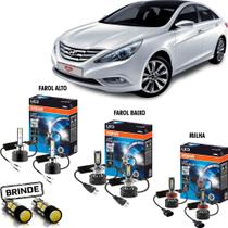 Kit LÂMpada Led Osram Farol E Milha Sonata 2014 2015 2016