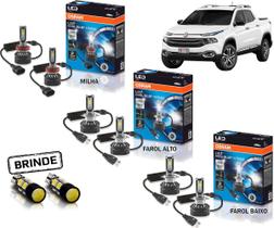 Kit Lampada Led Osram Farol E Milha Toro 16 17 18 19 20