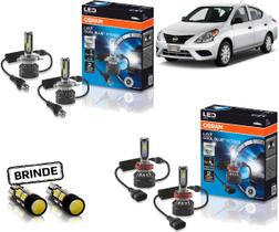 Kit Lampada Led Osram Farol E Milha Versa 16 17 18 19