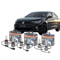 Kit Lampada Led Osram Farol e Milha Virtus 2018 2019 2025
