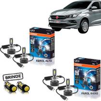 Kit Lampada Led Osram Farol Fiat Argo Cronos 18 19 20