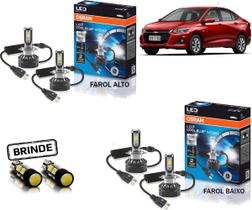 Kit Lampada Led Osram Farol Onix Premier Plus 2020