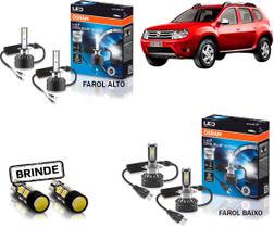 Kit Lampada Led Osram Farol Renault Duster 17 18 19 20