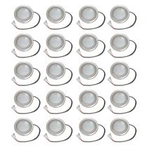 Kit Lâmpada Led Redonda para Coifa Plug Simples - 20 peças Kit Lâmpada Led Redonda para Coifa Plug Simples - 20 peças