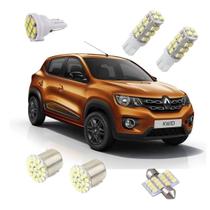 Kit Lâmpada Led Renault Kwid 2017 2018 2019 Super Branca