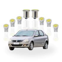 Kit Lâmpada Led Renault Logan 2007 a 2020 ( Placa Teto Ré Farolete) T10 1 Polo 1156 pingo pingo Kit Lâmpada Led Renault Logan 2007 a 2020 ( Placa Teto Ré Farolete) T10 1 Polo 1156 pingo pingo