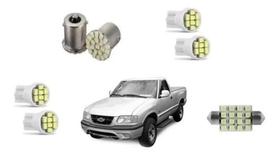 Kit Lampada Led S10 1997 1998 1999 2000 Pingo Teto Placa Re