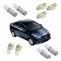 Kit Lâmpada Led Super Branca Hyundai Hb20x Hb20s Hb20