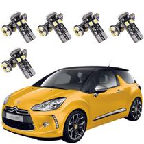 Kit Lâmpada Led T10/Pingo Citroen DS3 2012/2017 Canbus