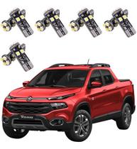 Kit Lâmpada Led T10/Pingo Fiat Toro 2016/2022 Canbus