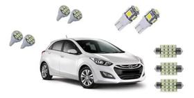 Kit Lampada Leds Hyundai I30 2013 A 2015 Teto Placa Ré Pingo