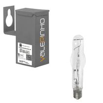 Kit lâmpada metálica tubular 400w 4200k(branco neutro)com reator externo e bocal e40