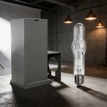 Kit lâmpada metálica tubular 400w 4200k(branco neutro)com reator externo Kit lâmpada metálica tubular 400w 4200k(branco neutro)com reator externo